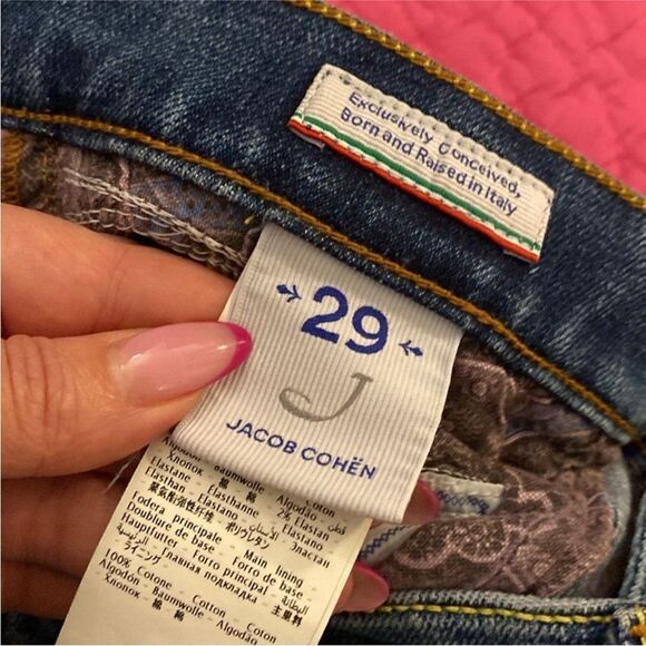 Jacob Cohen Distressed Blue Skinny Jeans, size 29 - Picture 7 of 15